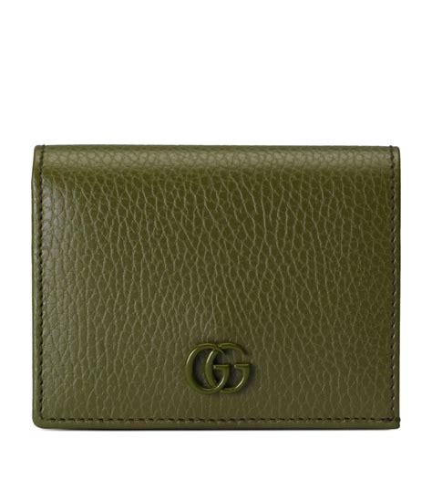 gucci marmont green wallet|Gucci Marmont wallet price.